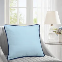 Almohadón decorativo Nórdico 45 x 45 cm celeste