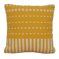 Almohadón decorativo 45 x 45 cm Mariana amarillo