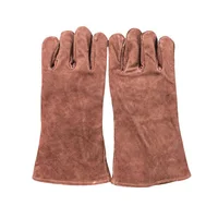 Par de guantes para parrilla beige