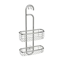 Organizador de ducha con 2 niveles cromada