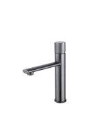 Grifería monocomando para lavatorio bajo Oporto acero