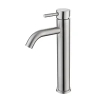 Grifería monocomando para lavatorio alto Macaron niquel