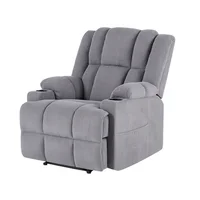 Sillón reclinable Morton gris