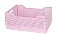 Canasto plegable 17 x 30 x 40 cm 20 l fucsia