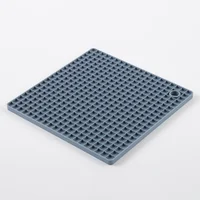 Salvamantel de silicona azul 17.6 x 17.6 cm