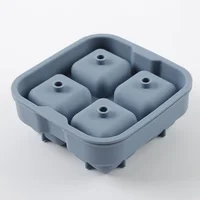 Cubetera para 4 hielos cubo de silicona