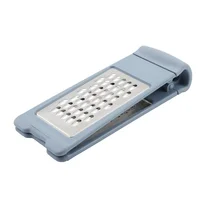 Rallador 2 usos de acero inoxidable azul