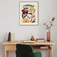Cuadro decorativo Flor amarilla 40 x 50 cm
