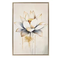 Cuadro decorativo Flor loto 40 x 58 cm