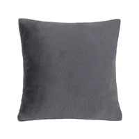 Almohadón decorativo Plush 45 x 45 cm gris