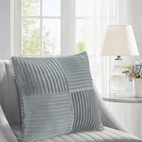 Almohadón decorativo Stripe 45 x 45 cm gris