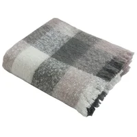 Manta Cuadros tejida 130 x 160 cm multicolor