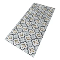 Alfombra decorativa para cocina Flower 60 x 120 cm