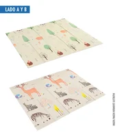 Alfombra infantil reversible 197 x 148 cm multicolor
