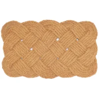 Felpudo Coir cuerda 45 x 75 cm multicolor