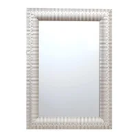 Espejo rectangular Líneas 50 x 70 cm plateado