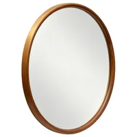 Espejo redondo Walnut 80 cm