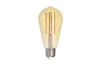 Lámpara de luz LED ST64 filamento 6 W E27 ambar dimmerizable