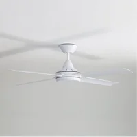 Ventilador de techo Industrial 4 aspas blanco