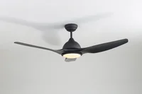 Ventilador de techo Smart Bill 3 aspas 1 lámparas negro