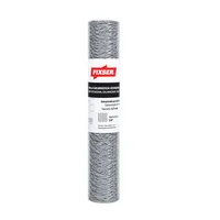 Malla galvanizada para cerco 60 cm x 10 m