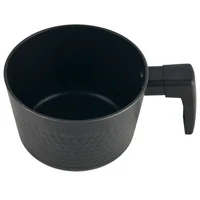 Jarrito hervidor de aluminio negro 1 L