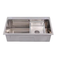 Pileta de cocina simple 75 cm