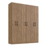 Placard Castaño 6 puertas 2 cajones