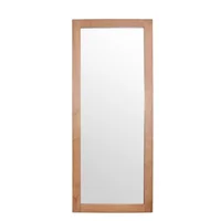 Espejo rectangular Madera 76 x 182 cm bronce