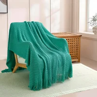 Manta Tropical Chic 130 x 180 cm verde