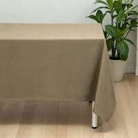 Mantel rectangular 150 x 210 cm gris