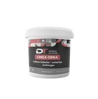 Combo Pintura látex interior y exterior blanco mate 20 L + 20 L