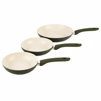 Combo Set Sartén de cerámica 20 cm verde + Sartén 26 cm + Sartén 30 cm