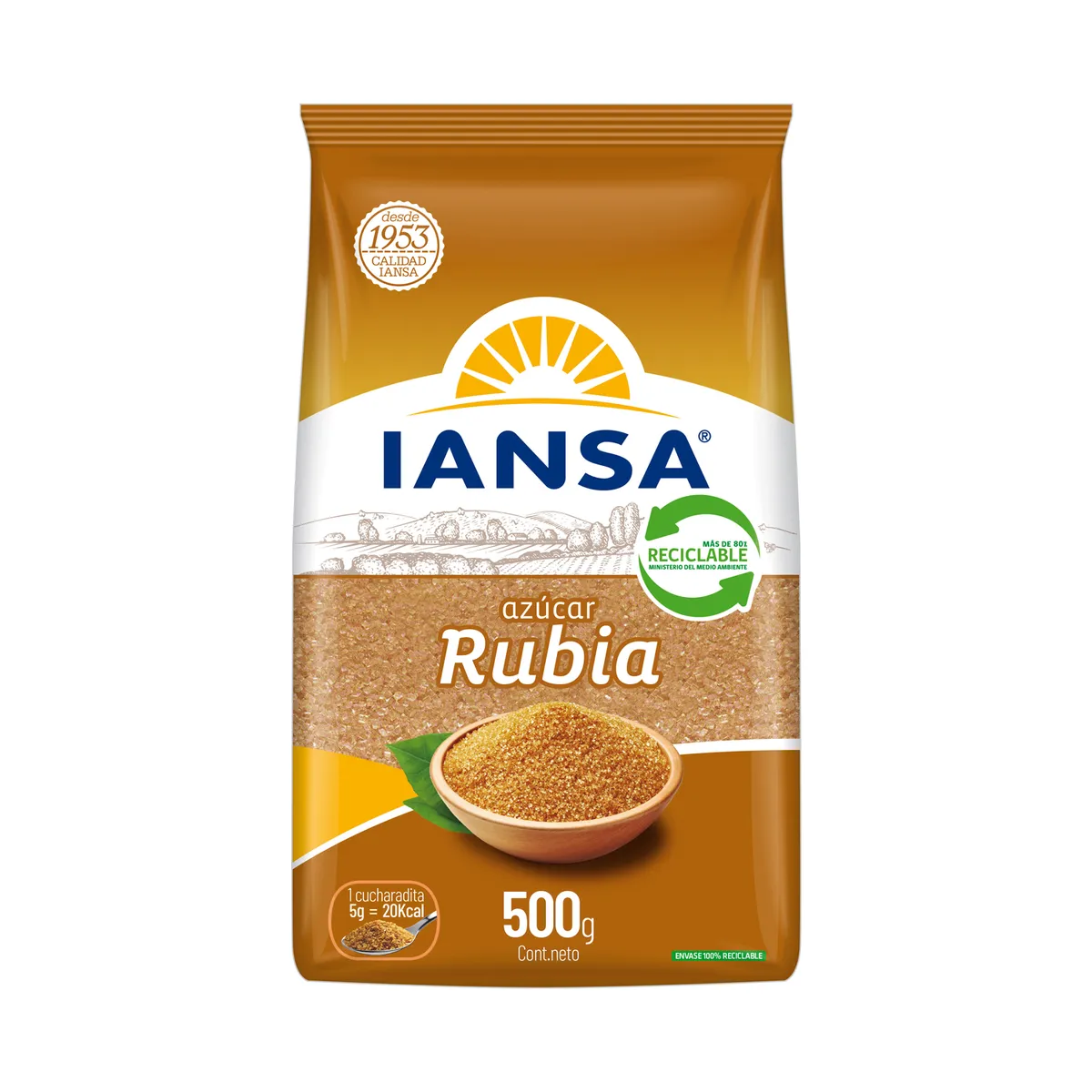 IANSA - Azúcar Rubia Iansa 500 g