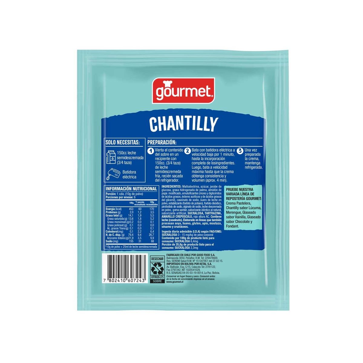 GOURMET - Crema Chantilly