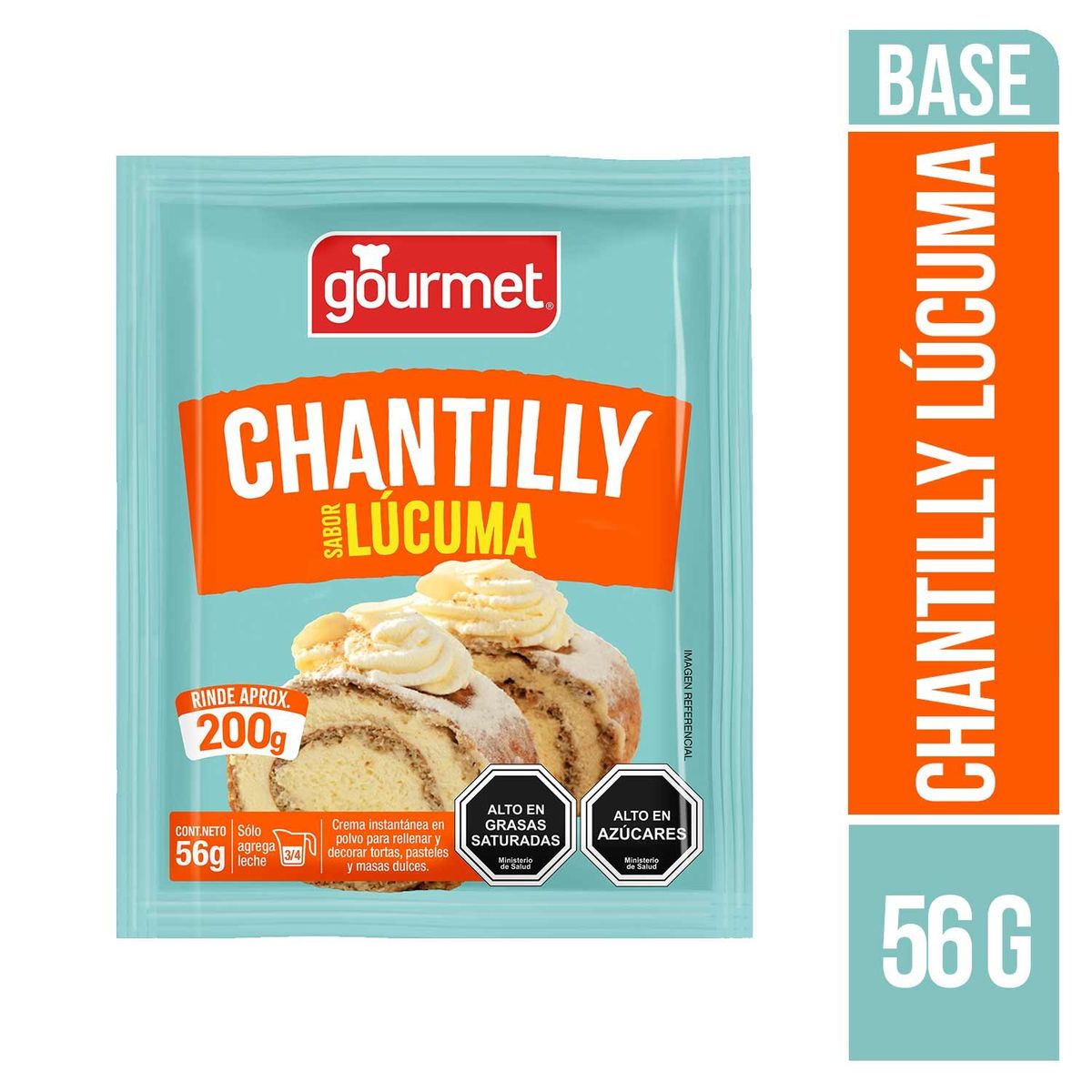 GOURMET - Crema Chantilly Sabor Lúcuma