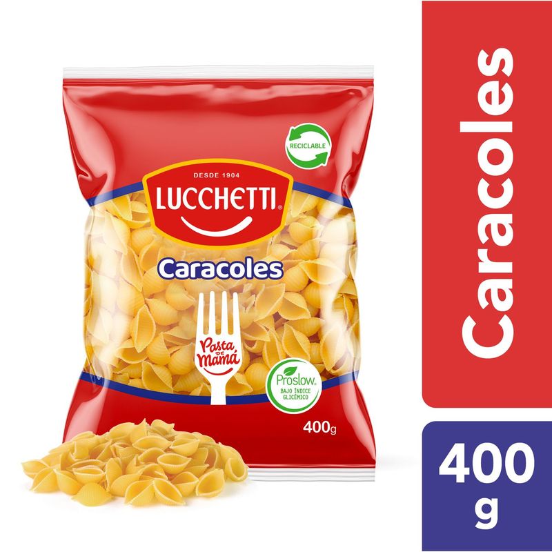 LUCCHETTI - FIDEO CARACOL 36  400 GRS. L