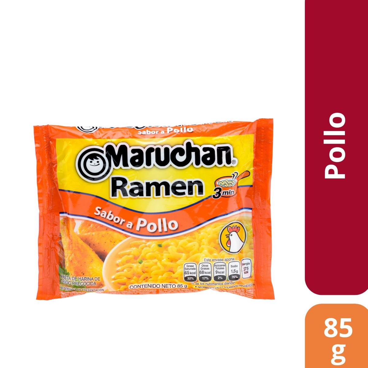MARUCHAN - FIDEO RAMEN POLLO 85 GRS