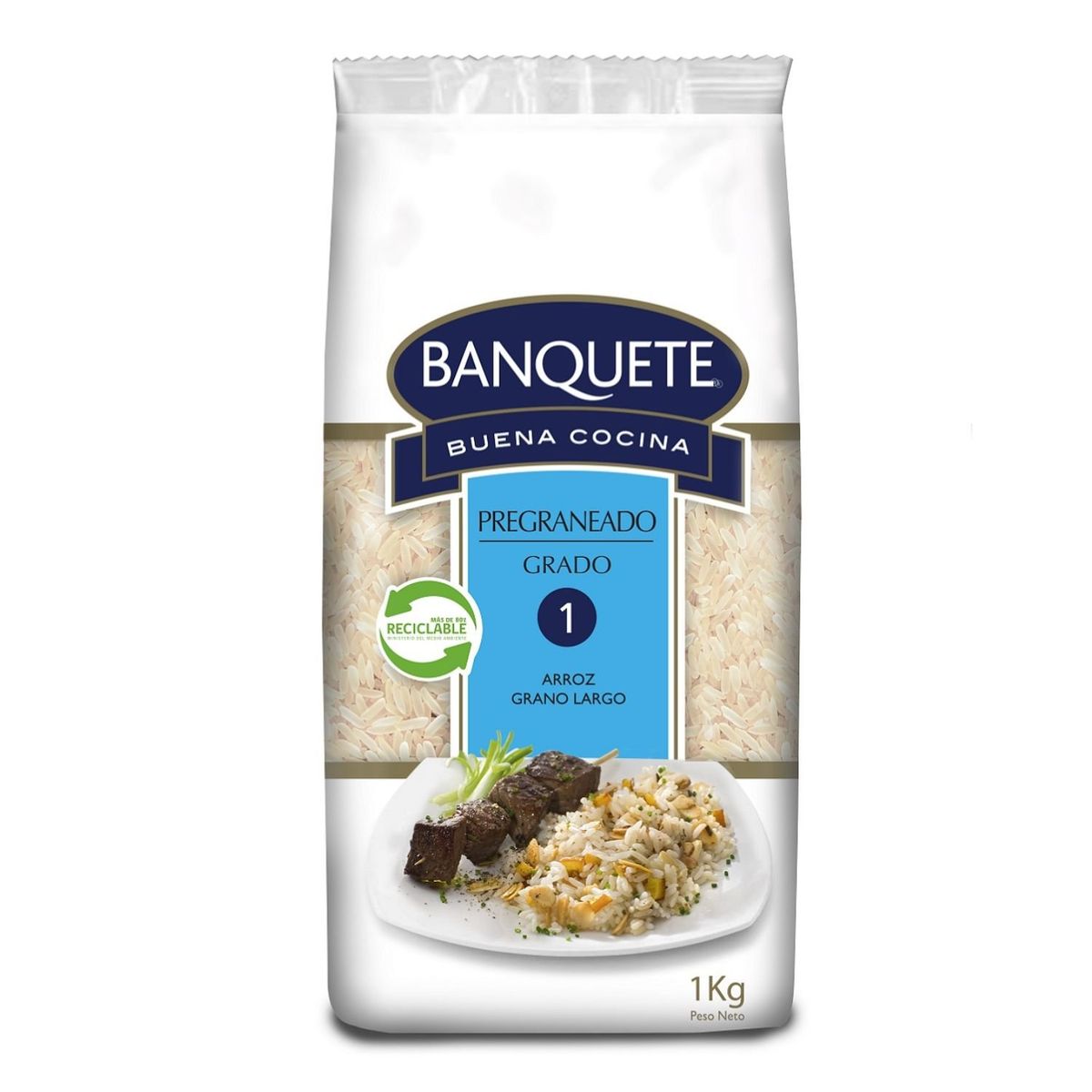 BANQUETE - Arroz Pregraneado Banquete 1 Kg