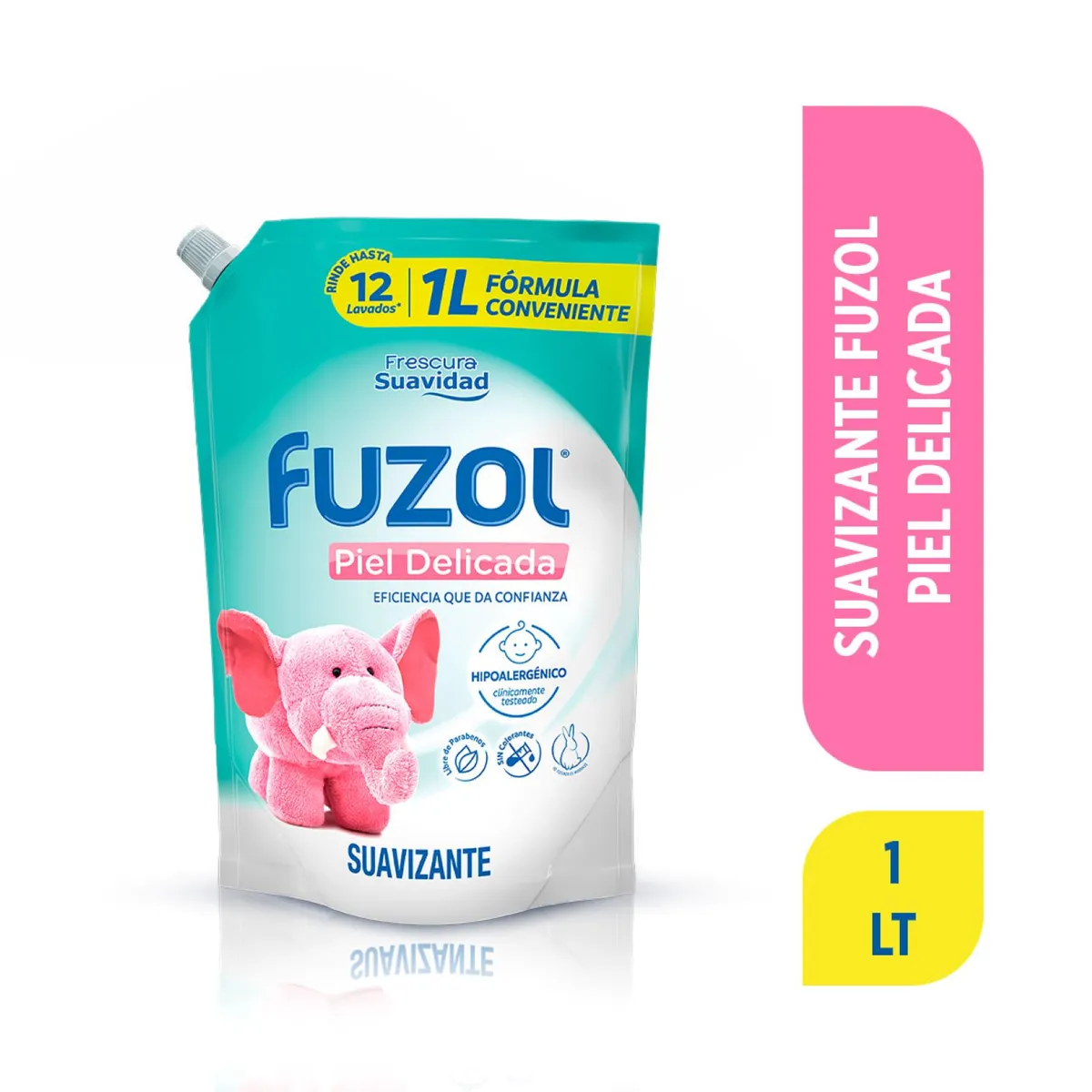 FUZOL - Suavizante Hipoalergénico Piel Delicada Fuzol 1 lt