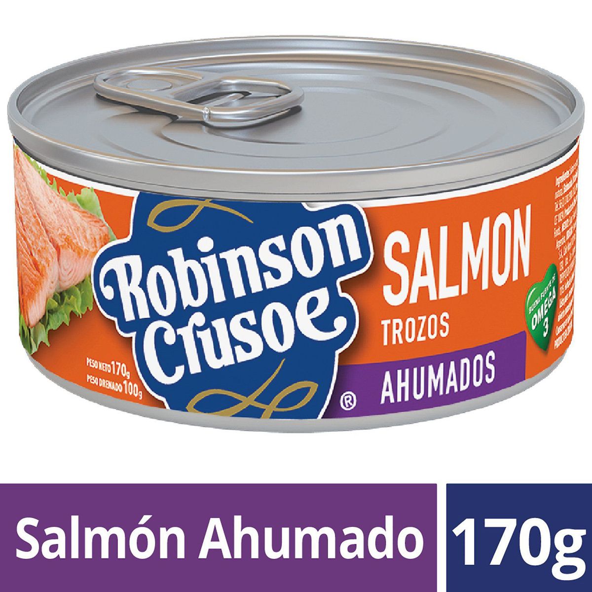 ROBINSON CRUSOE - Salmón Ahumado en Trozo