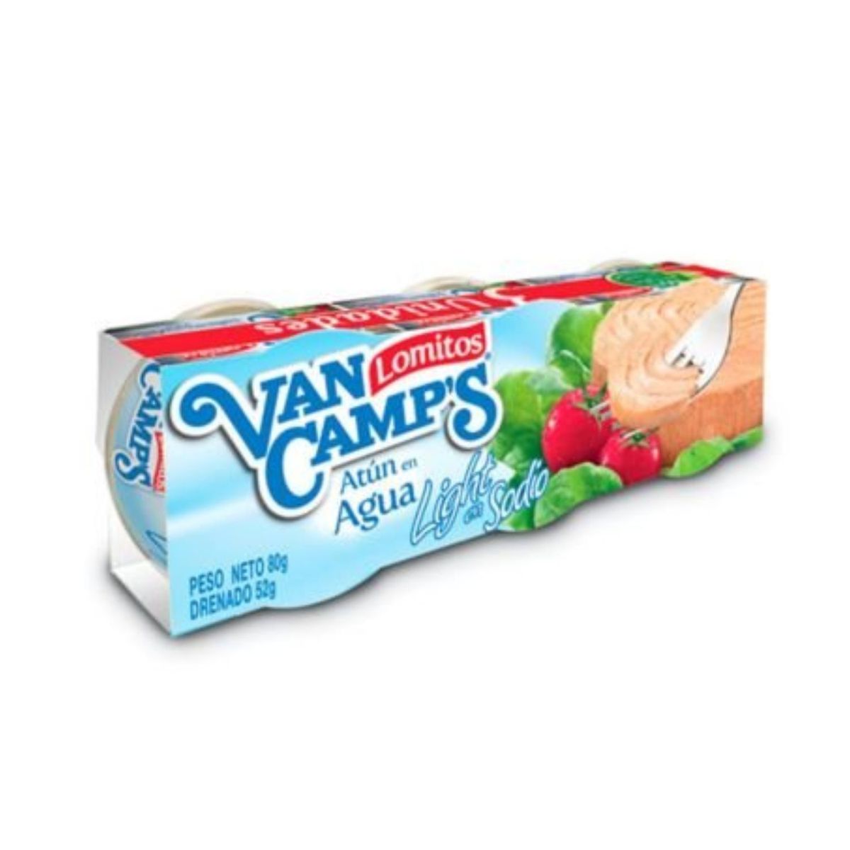 VAN CAMPS - Pack Atún en Agua x3