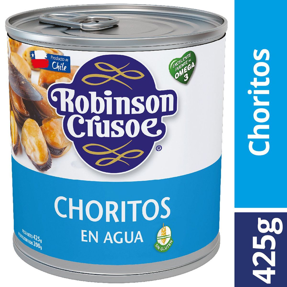ROBINSON CRUSOE - Choritos al Agua Robinson Crusoe 425 g