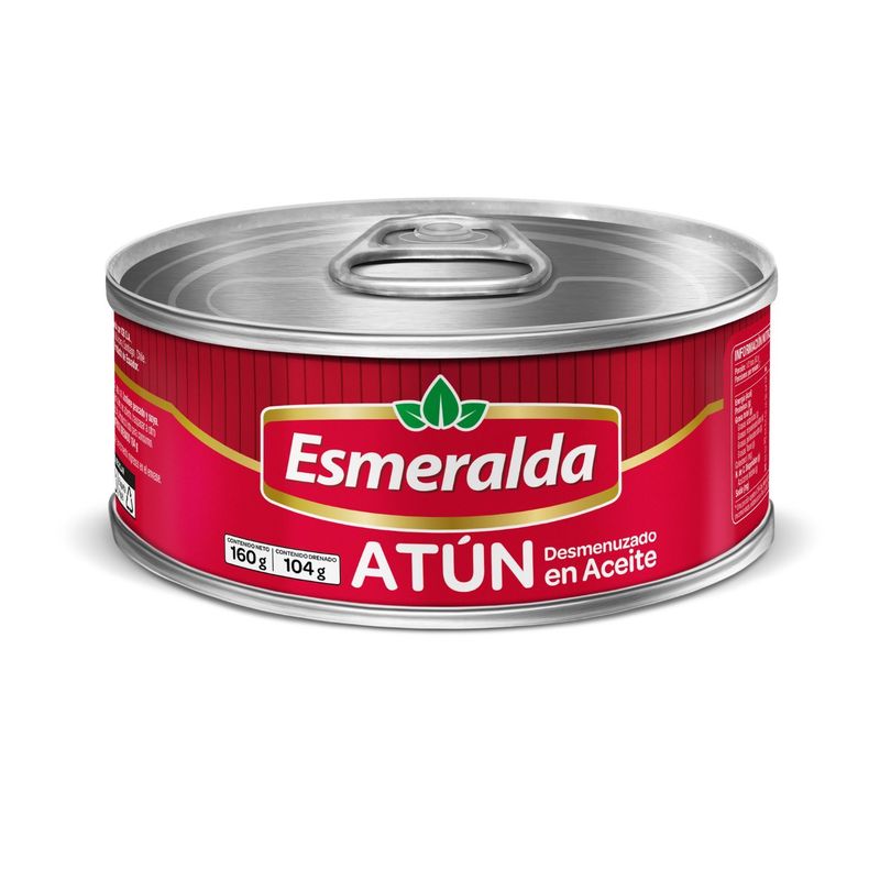 ESMERALDA - Atún Desmenuzado en Aceite Esmeralda 160 g