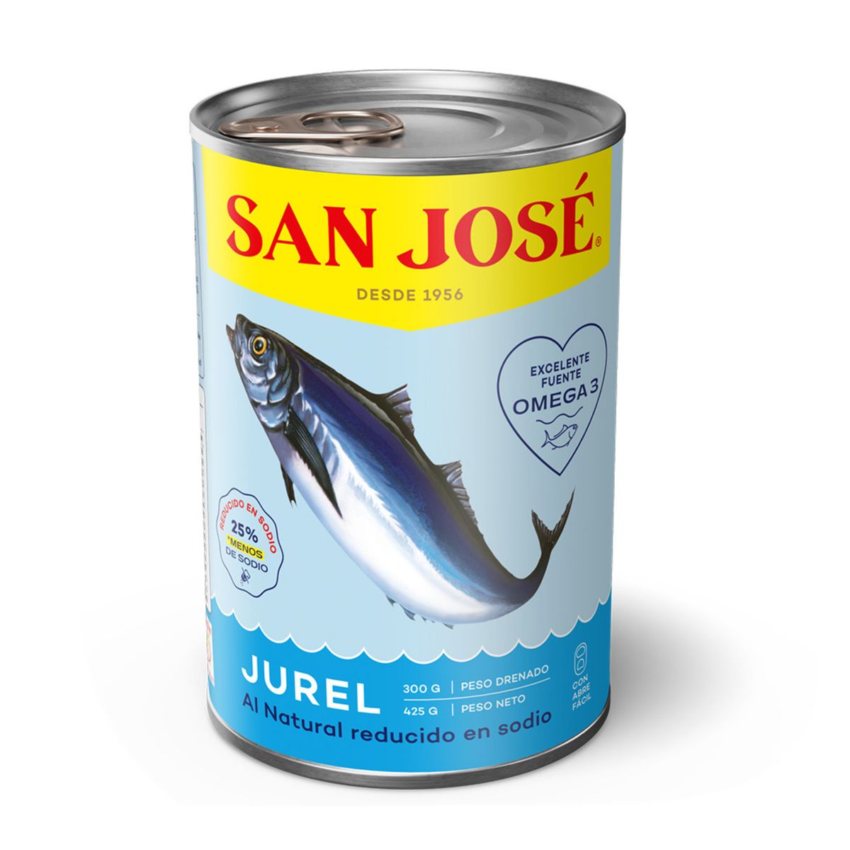 SAN JOSE - Jurel Natural San José Bajo en Sodio 425 g