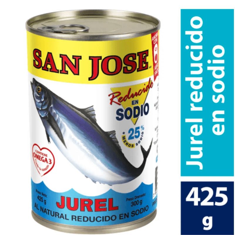SAN JOSE - Jurel Natural San José Bajo en Sodio 425 g