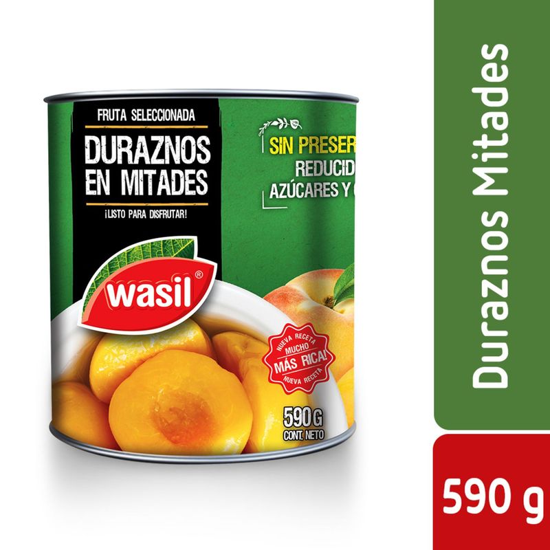 WASIL - Duraznos en Mitades Wasil 590 g