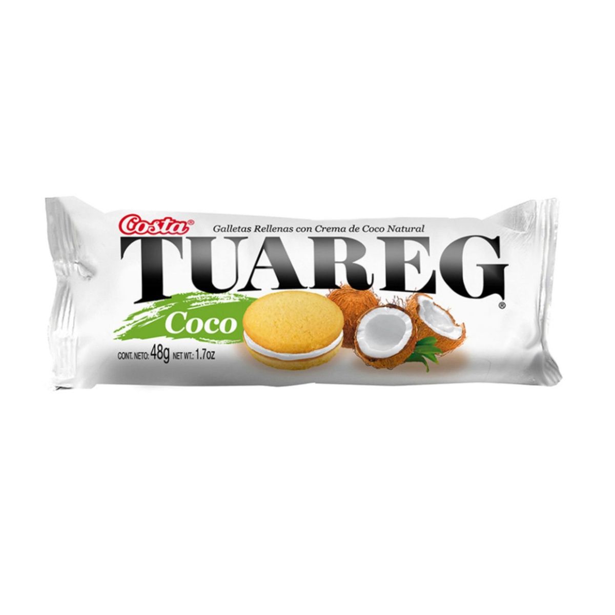 COSTA - Galleta Tuareg Crema de Coco Costa 48 g