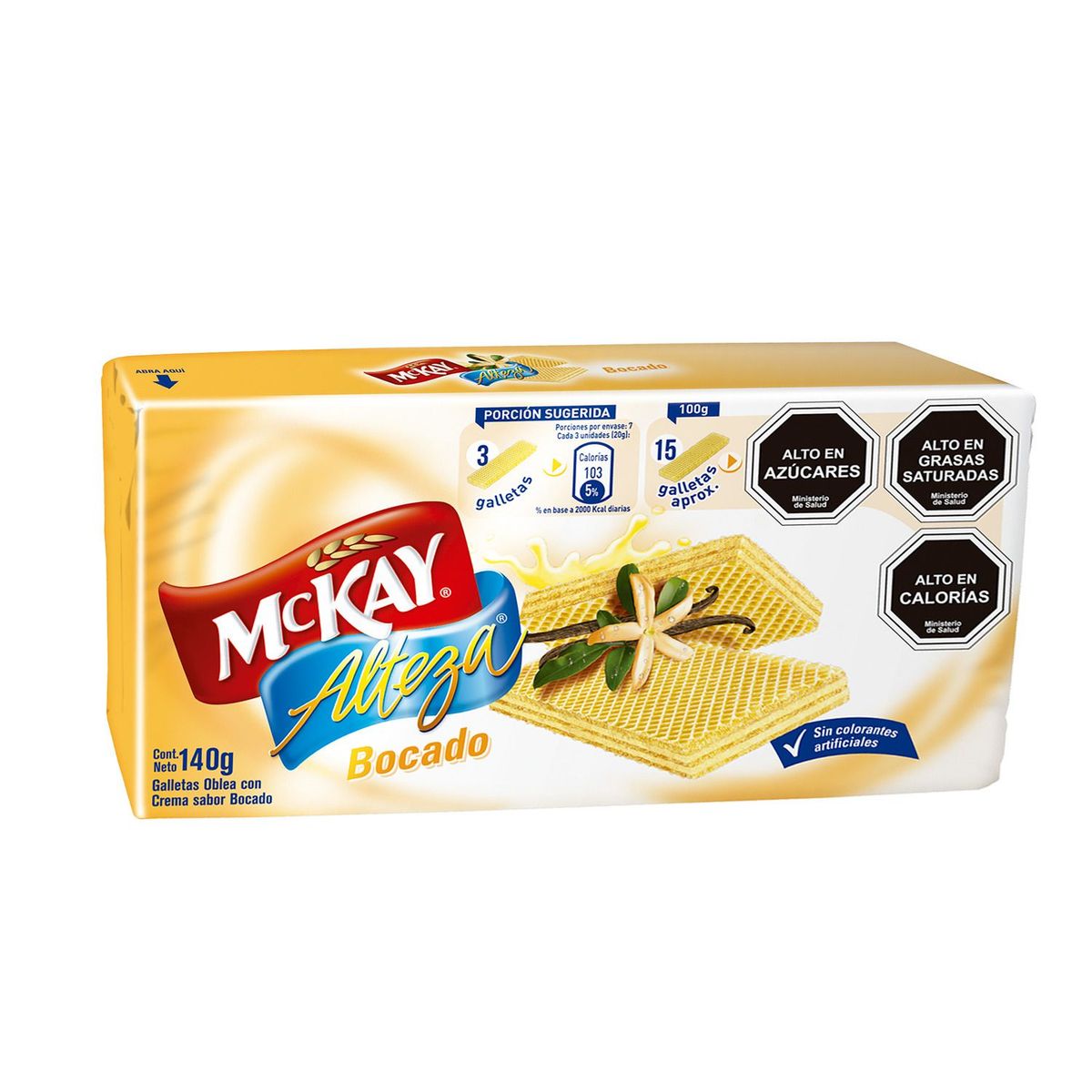 MCKAY - Oblea Alteza Sabor Bozado Mckay 140 g