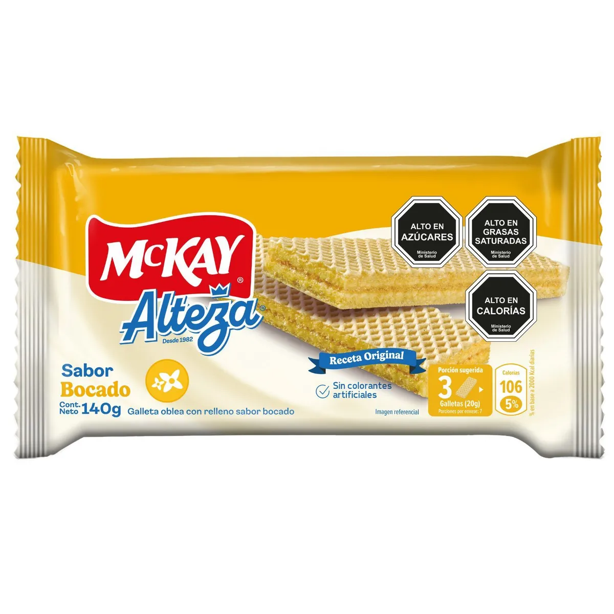 NESTLE - Oblea Alteza Sabor Bozado Mckay 140 g